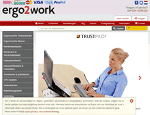 Tablet Screenshot of ergo2work.nl