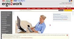 Desktop Screenshot of ergo2work.de
