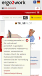 Mobile Screenshot of ergo2work.de