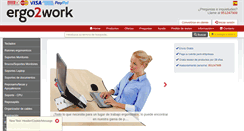Desktop Screenshot of ergo2work.es